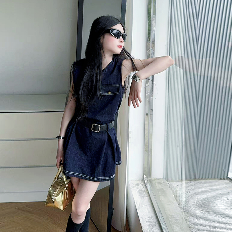 Stylish Kids Fashion Denim Bod - Vintage Fashion Dresses review and price