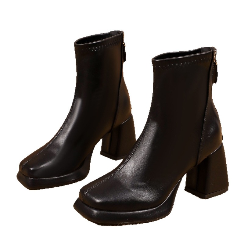 Vintage Square Toe Chunky Heel - Vintage Fashion Dresses review and price