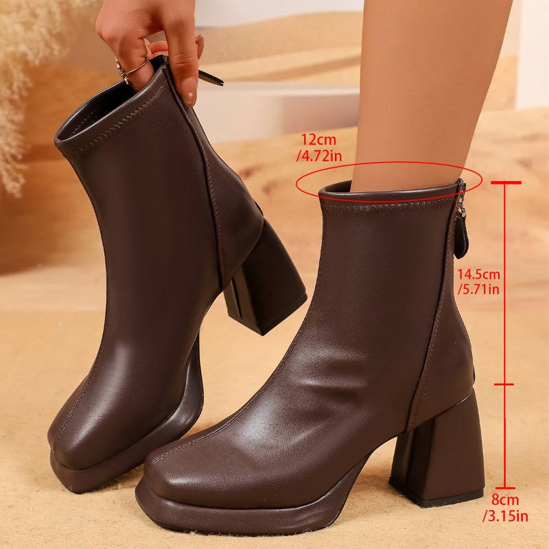 Vintage Square Toe Chunky Heel - Vintage Fashion Dresses review and price