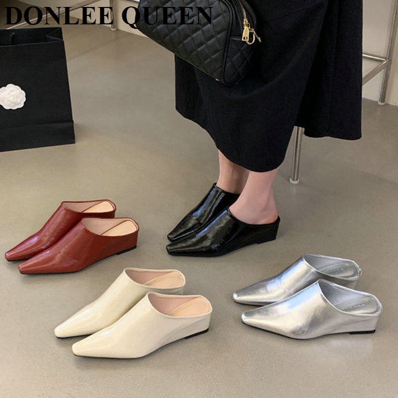 Women Fashion Close Toe Mule S - Vintage Fashion Online review and price