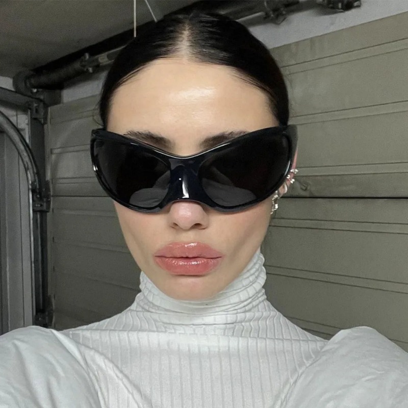 New Y2K Punk Sunglasses Women  - Vintage Fashion Enthusiasts review and price