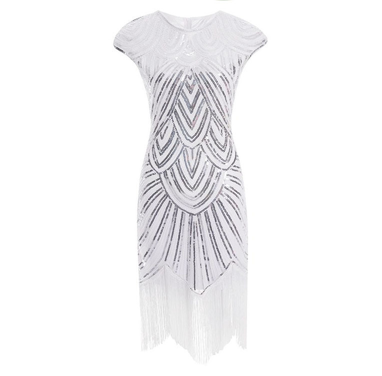 1920s Gatsby Fringe Flapper Dr - Vintage Fashion Dresses review and price