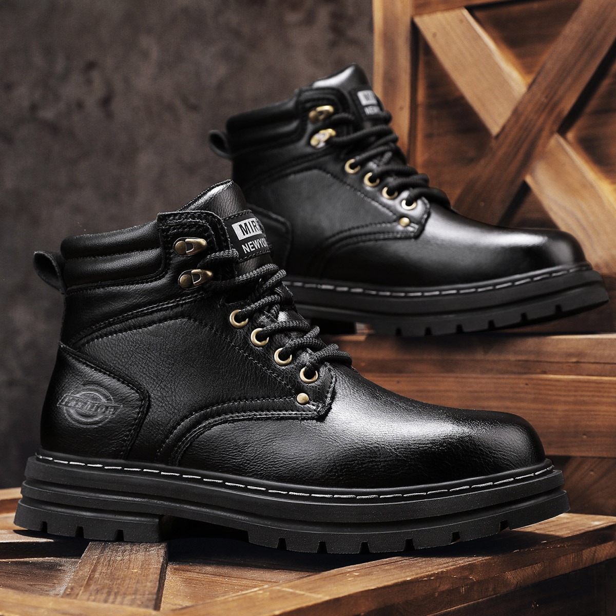 Men's Vintage Ankle Work Boots - Vintage Outdoor Fashion review and price