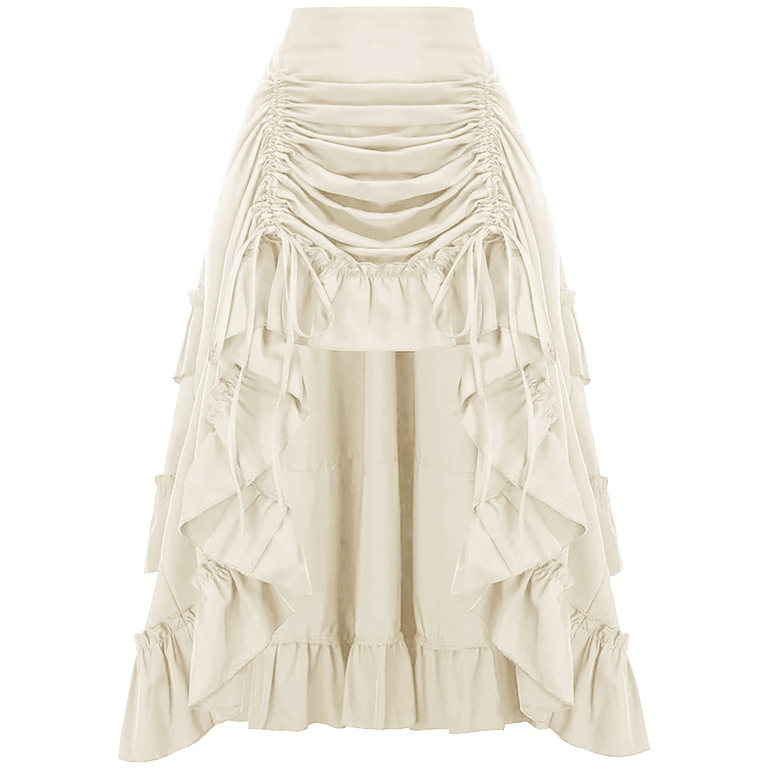 Ruffled High Waisted Long Vict - Vintage Fashion Stores review and price