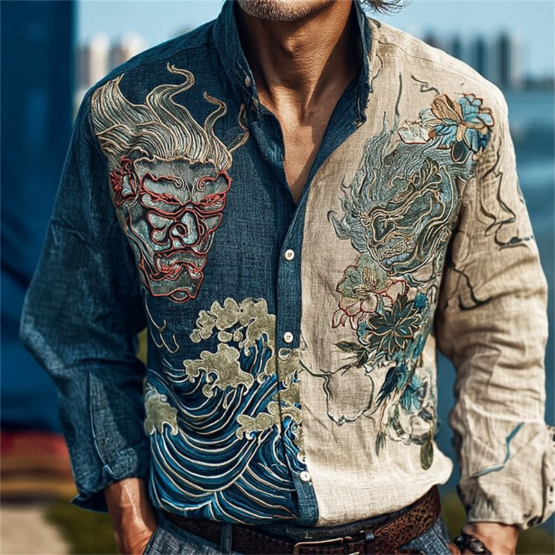 New Men's 3D Art Printed Shirt - Vintage Fashion Jersey review and price