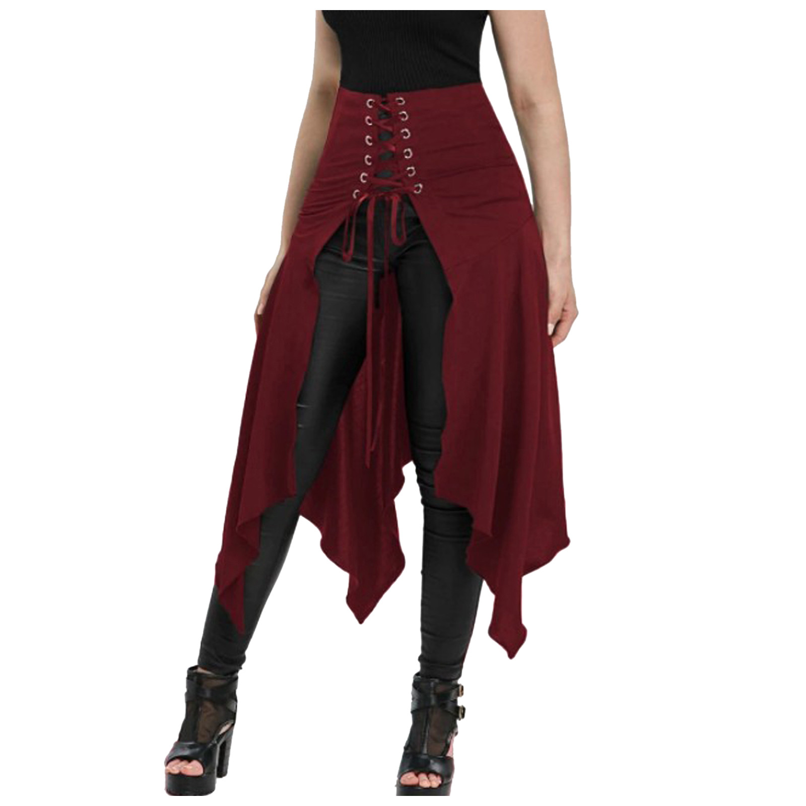 Gothic Skirt Black Medieval Vi - Vintage Fashion Dresses review and price